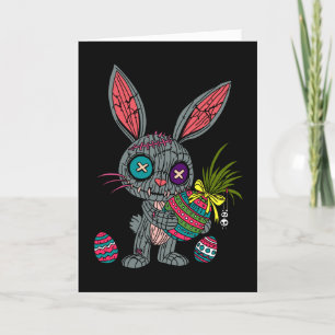 Voodoo Easter Bunny Holiday Card