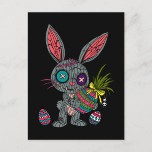 Voodoo Easter Bunny Postcard