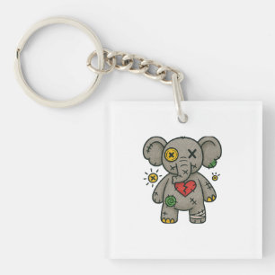 Voodoo Elephant Tee — Soft But Strong Key Ring