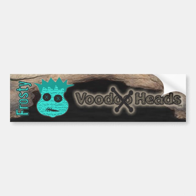Voodoo Heads ~ Cave Bumper Sticker (Front)