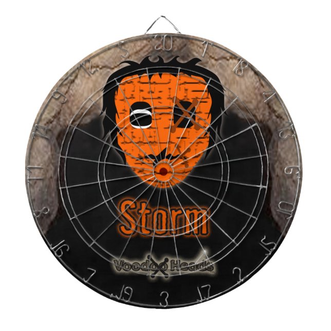 Voodoo Heads ~ Cave Dartboard (Front)