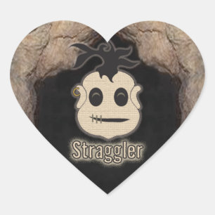 Voodoo Heads ~ Cave Heart Sticker