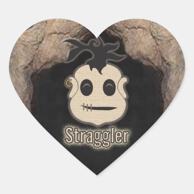 Voodoo Heads ~ Cave Heart Sticker (Front)