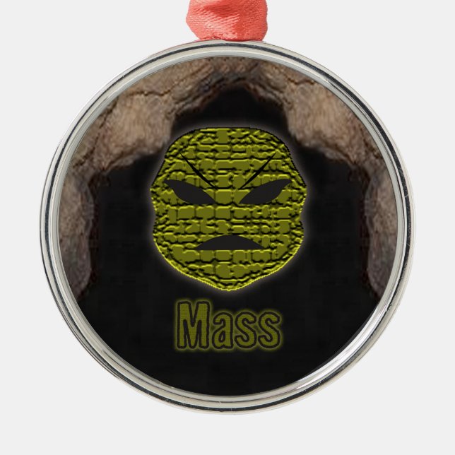 Voodoo Heads ~ Cave Metal Tree Decoration (Front)