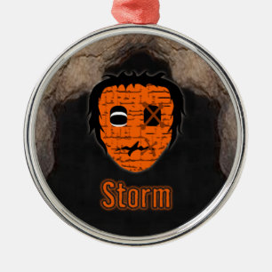 Voodoo Heads ~ Cave Metal Tree Decoration