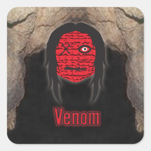 Voodoo Heads ~ Cave Square Sticker