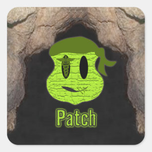 Voodoo Heads ~ Cave Square Sticker