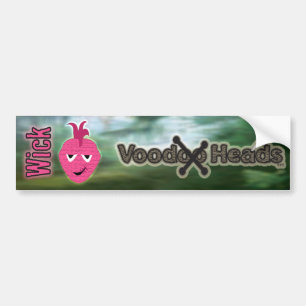 Voodoo Heads ~ Swamp Bumper Sticker