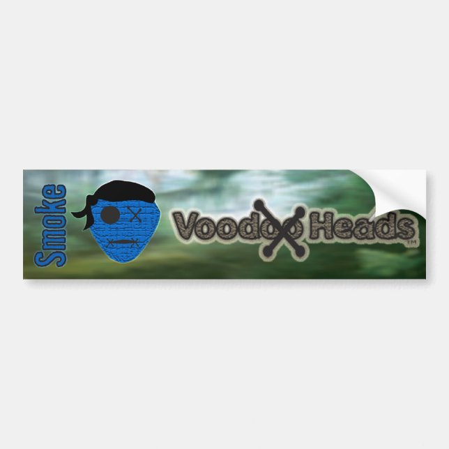 Voodoo Heads ~ Swamp Bumper Sticker (Front)