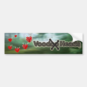 Voodoo Heads ~ Swamp Bumper Sticker