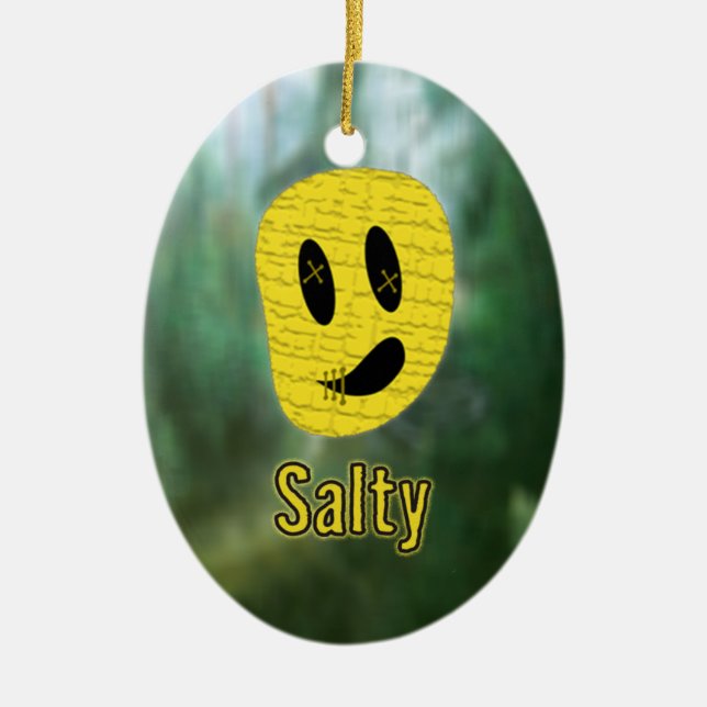 Voodoo Heads ~ Swamp Ceramic Tree Decoration (Front)