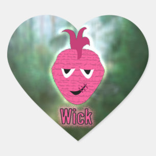 Voodoo Heads ~ Swamp Heart Sticker
