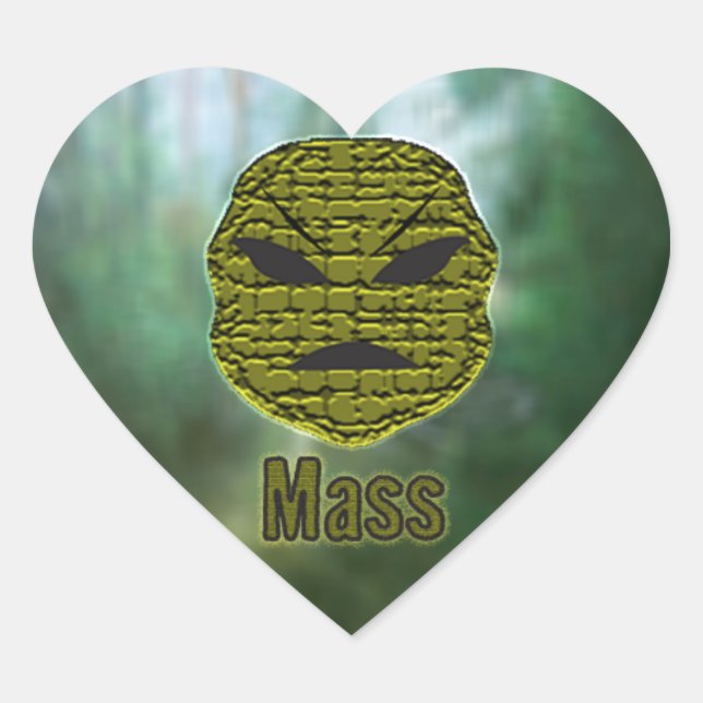 Voodoo Heads ~ Swamp Heart Sticker (Front)
