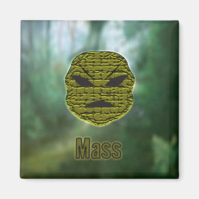 Voodoo Heads ~ Swamp Magnet (Front)