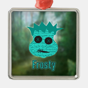 Voodoo Heads ~ Swamp Metal Ornament