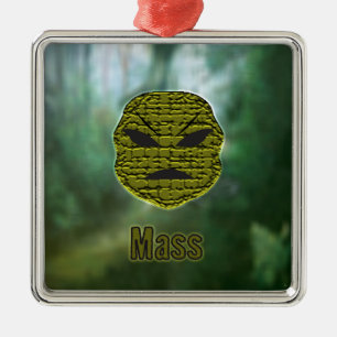 Voodoo Heads ~ Swamp Metal Ornament