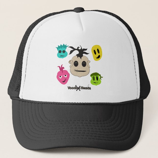 Voodoo Heads Trucker Hat (Front)