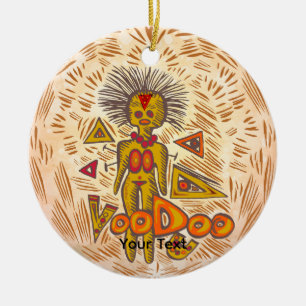 Voodoo Heart  Ceramic Ornament
