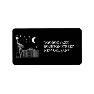 Voodoo Jazz Saxophone Player Label
