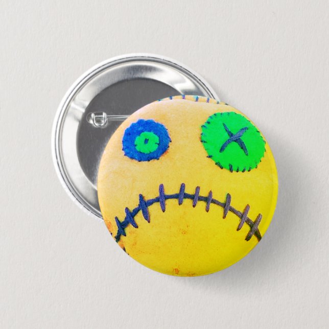 Voodoo Lemon 6 Cm Round Badge (Front & Back)