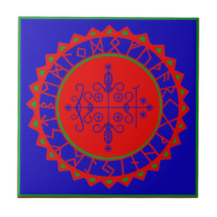 VooDoo Magik - Papa Legba Ceramic Tile