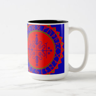 VooDoo Magik - Papa Legba Two-Tone Coffee Mug