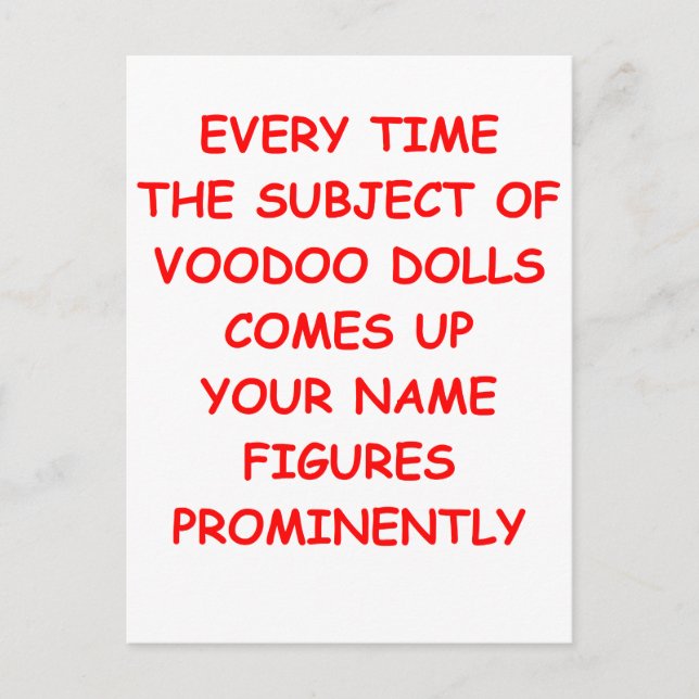 voodoo postcard (Front)