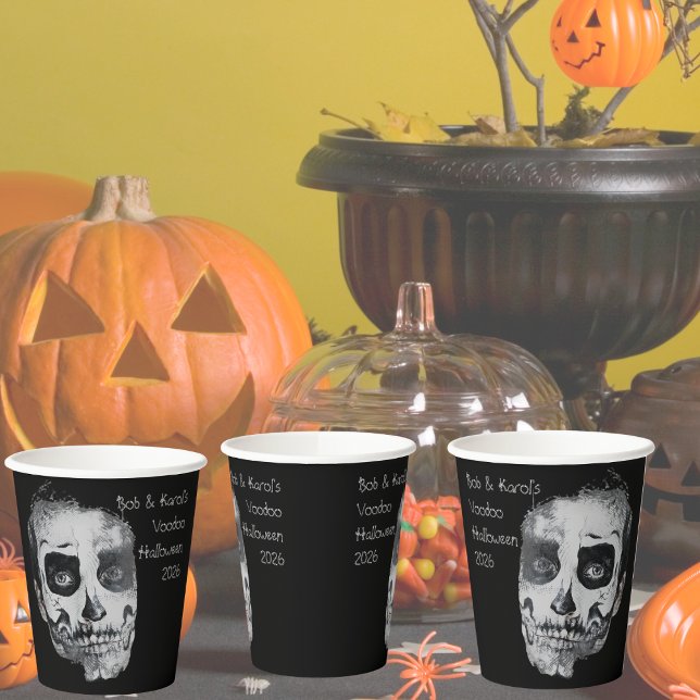 Voodoo Smile Halloween Party Paper Cups (Voodoo Smile Halloween Party Paper Cups)