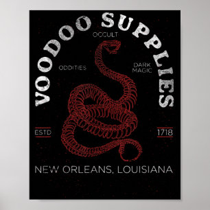Voodoo Supplies New Orleans Louisiana Y Occult Poster