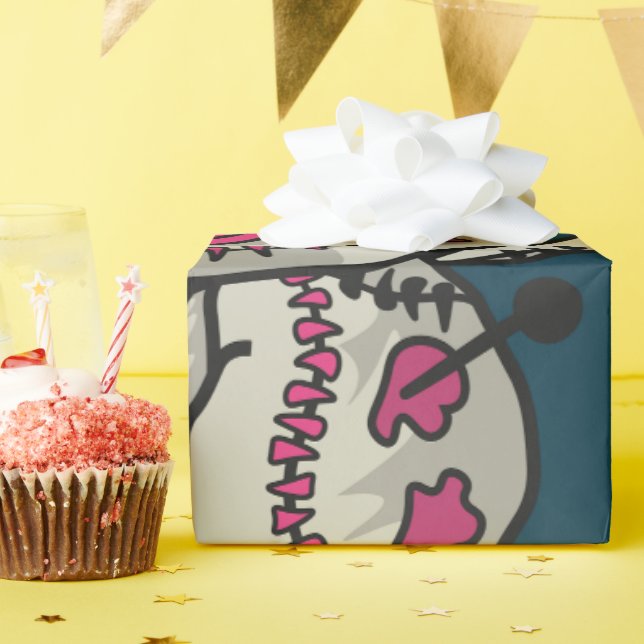 Voodoo Token 30 inches x 6 feet Wrapping Paper (Birthday Party)