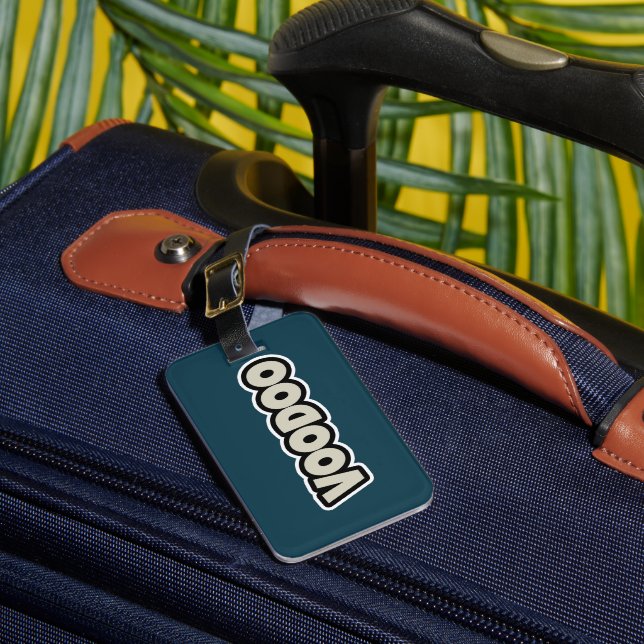 Voodoo Token Acrylic Luggage Tag (Front Insitu 1)
