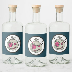 Voodoo Token Liquor Bottle Labels (4" x 3.5")