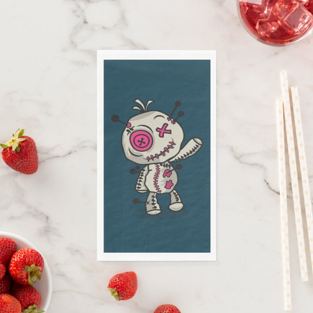 Voodoo Token Paper Napkins Guest Towel (Insitu)