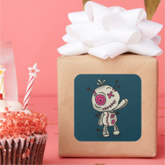 Voodoo Token Square Stickers