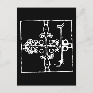Voodoo Vévé for Papa Legba Postcard