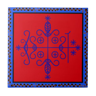 VooDoo Veve Magik - Papa Legba Ceramic Tile