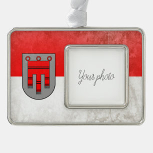 Vorarlberg Silver Plated Framed Ornament