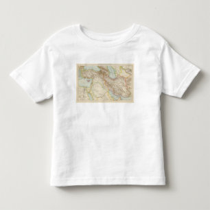 Vorderasien, Persien - Asia Minor and Persia Map Toddler T-Shirt