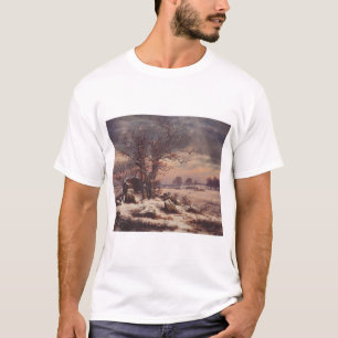 Vordingborg in Winter by J.C. Dahl Fine Art T-Shirt