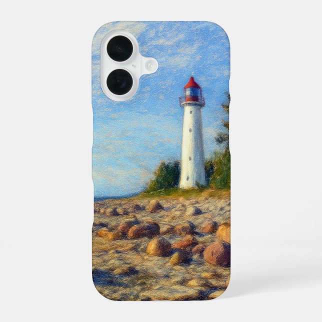 Vormsi Stillness iPhone 16 Case (Back)