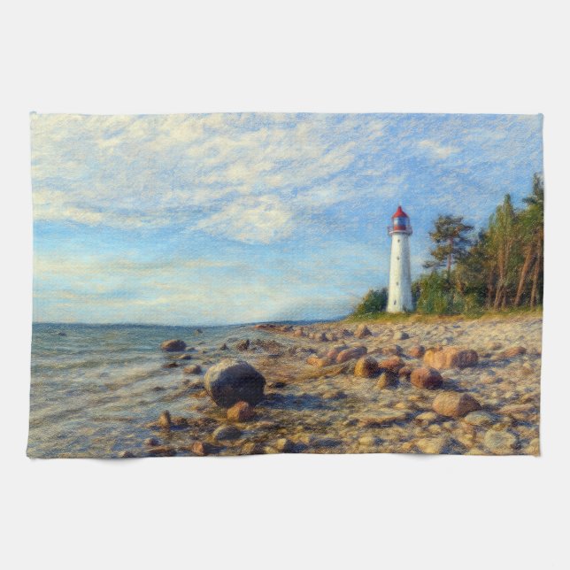 Vormsi Stillness Tea Towel (Horizontal)