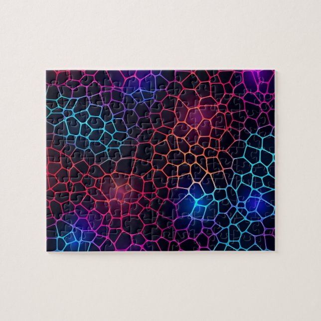Voronoi Pattern Puzzle (Horizontal)
