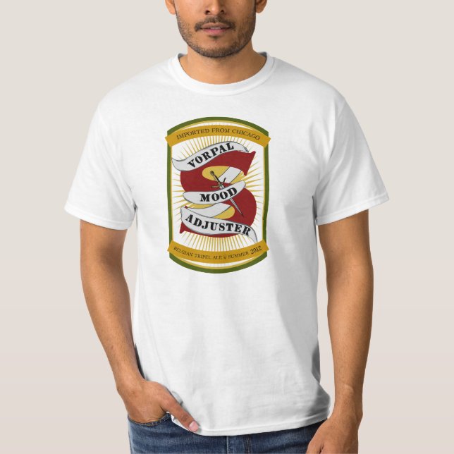 Vorpal Mood Adjuster Label T-Shirt (Front)