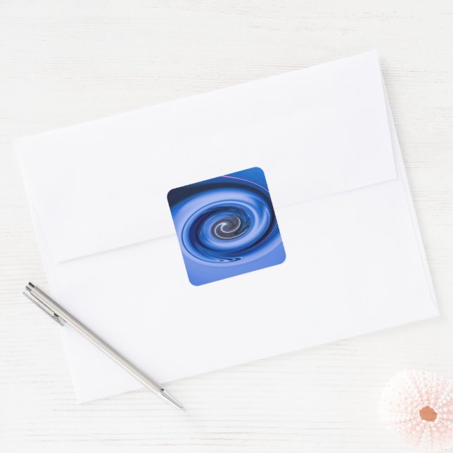 Vortex by Shirley Taylor Square Sticker (Envelope)