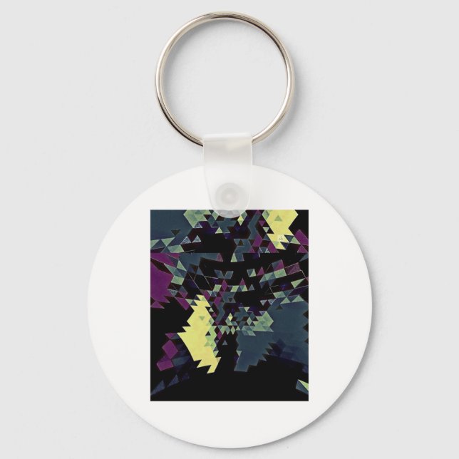 Vortex Cottage Sticker  Key Ring (Front)