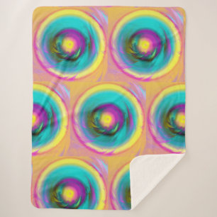 vortex' eye sherpa blanket