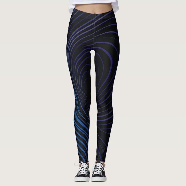 Vortex Flow – Spiralling Energy Motion Leggings (Front)