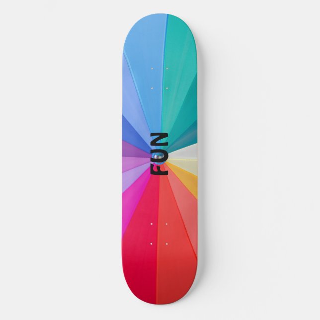 VORTEX OF COLOURS 8,5" SKATEBOARD (Front)