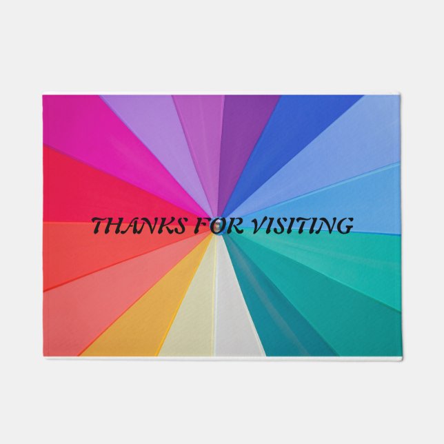 VORTEX OF COLOURS ON DOOR MAT (Front)