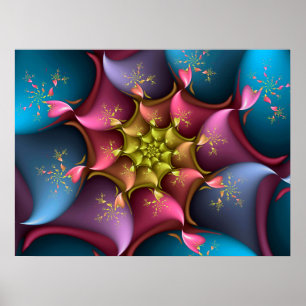 Vortex of Colours  Poster